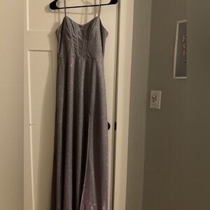 Beautiful purple sparkle dress by City Triangle